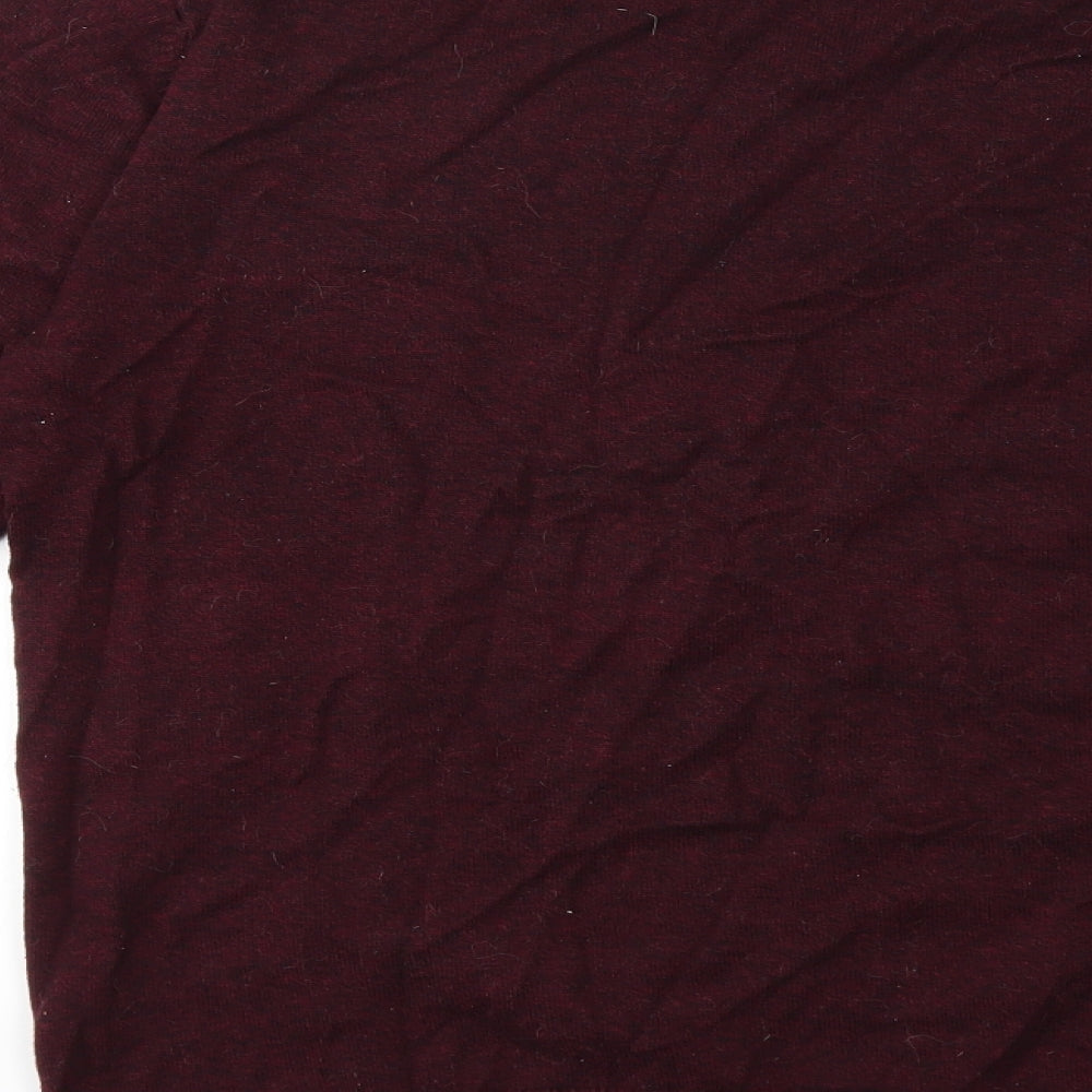 Easy Mens Red  Knit Pullover Jumper Size M