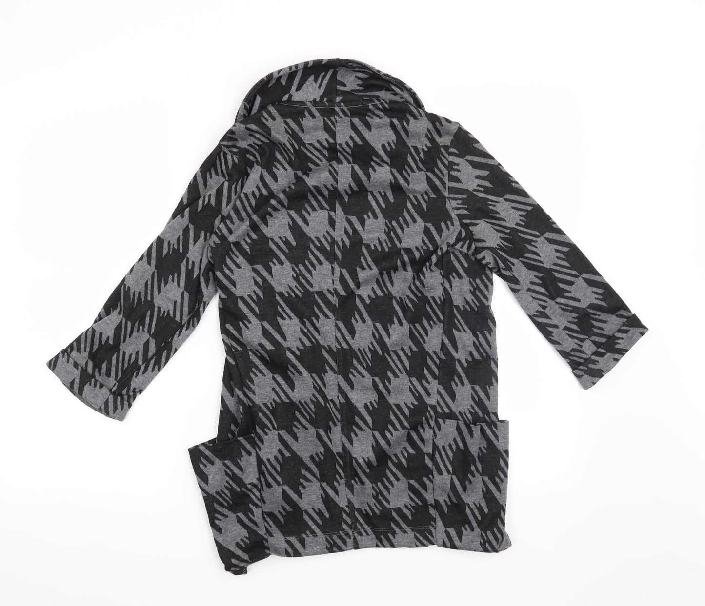 NEXT Womens Grey Houndstooth  Jacket Blazer Size 8