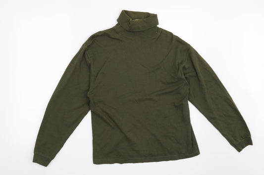 Compliments Womens Green   Pullover Sweatshirt Size S