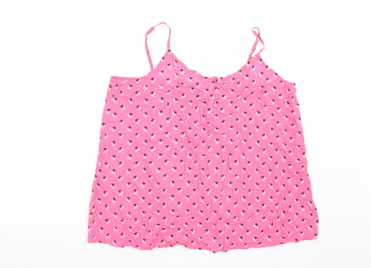 Gap Womens Pink Floral  Basic Blouse Size M