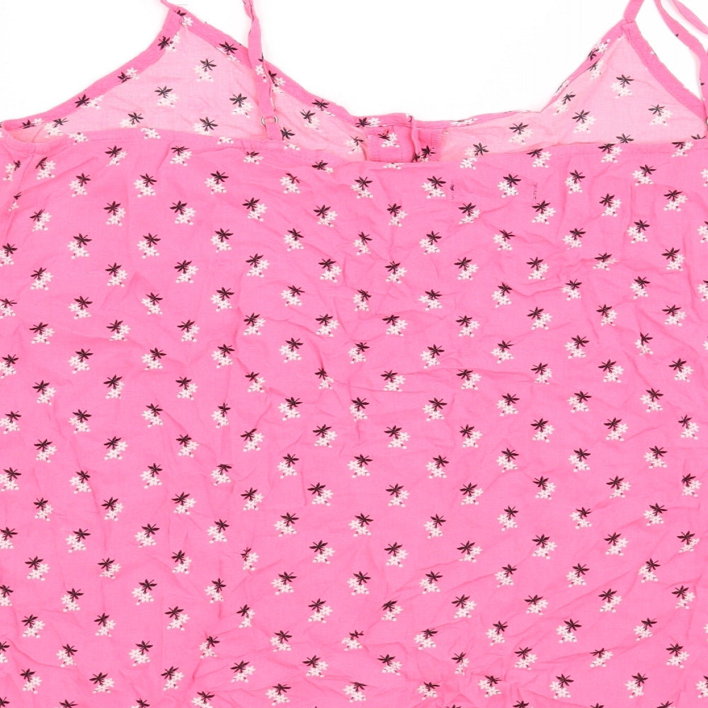 Gap Womens Pink Floral  Basic Blouse Size M