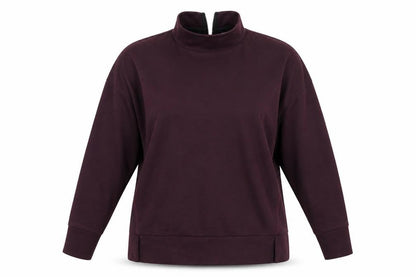 Front view of Next women’s purple jumper, size UK 16