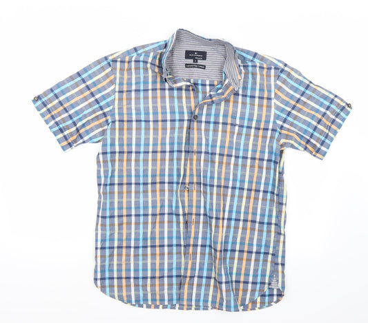 Marks and Spencer Mens Blue    Button-Up Size S