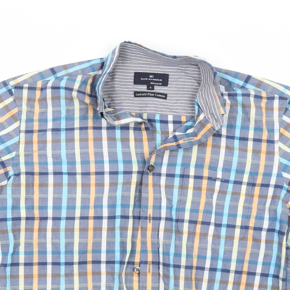 Marks and Spencer Mens Blue    Button-Up Size S