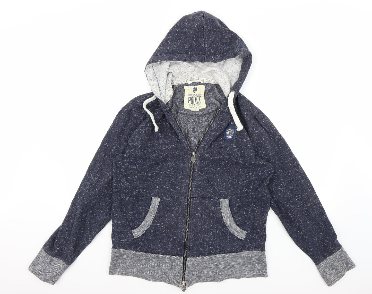 Police Womens Blue   Full Zip Hoodie