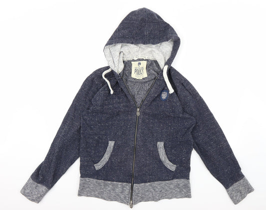 Police Womens Blue   Full Zip Hoodie