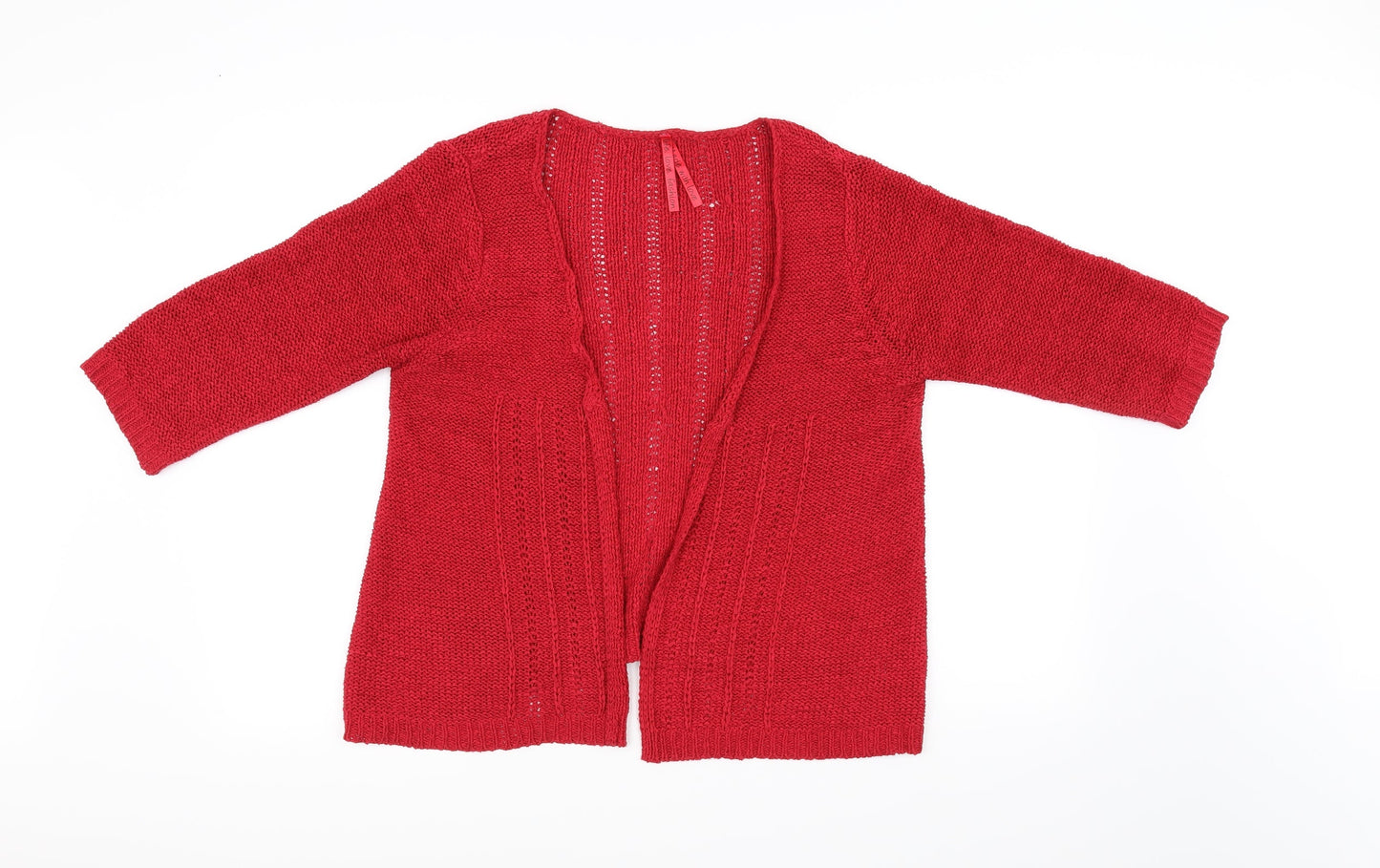 Preworn Womens Red   Cardigan Jumper Size 14
