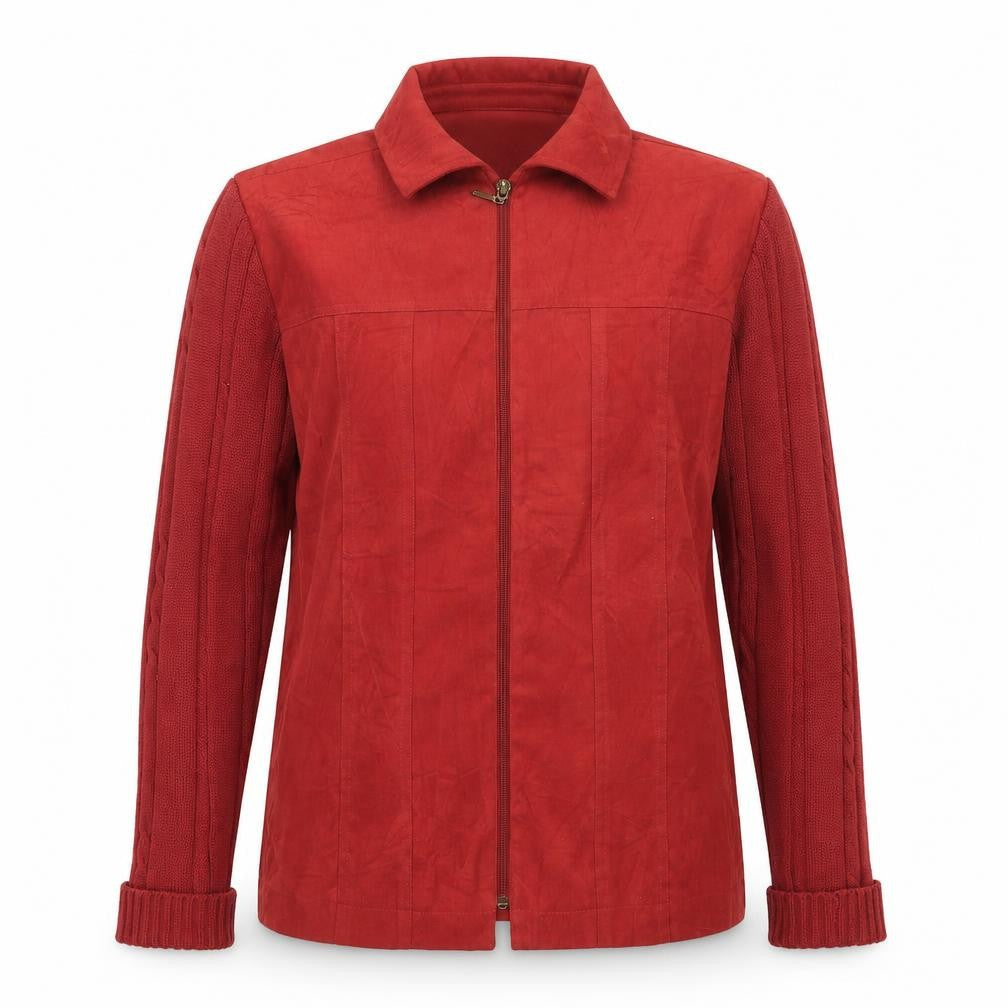 Oscar B Womens Red   Jacket Coat Size 12