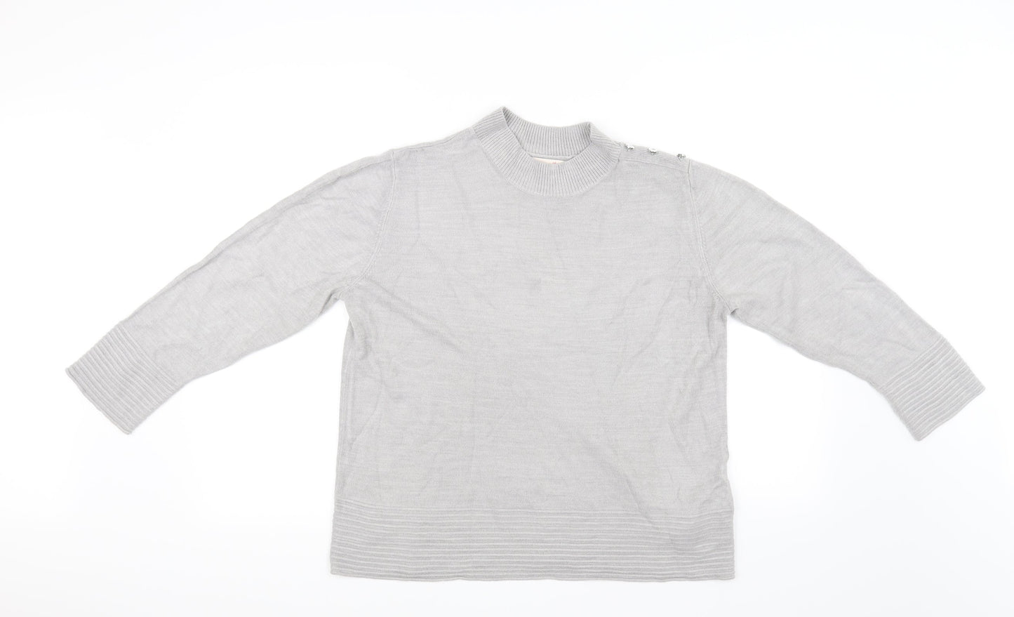 Marks and Spencer Womens Grey   Pullover Jumper Size 14