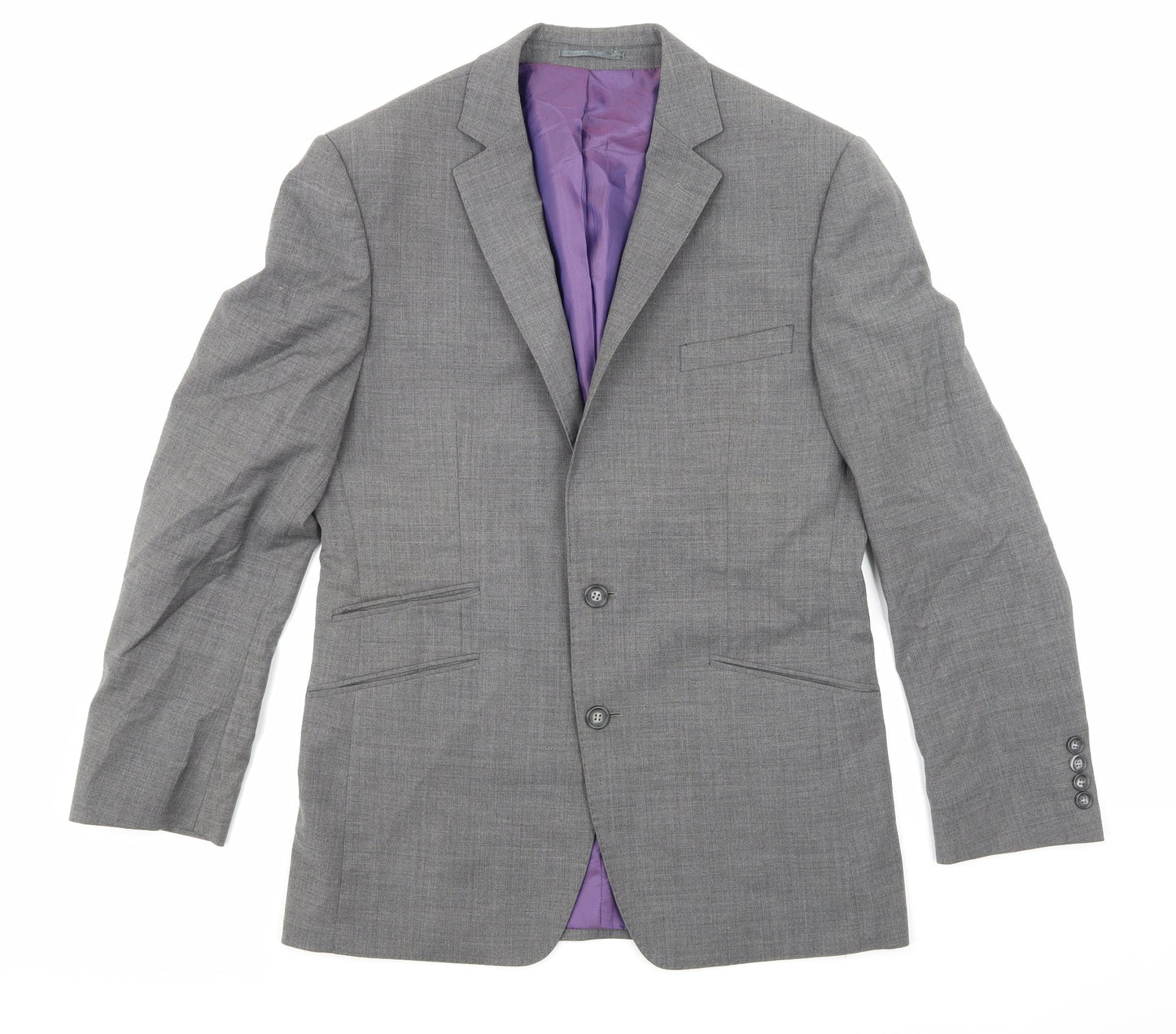 Brook Taverner Mens Grey   Jacket Suit Jacket Size 38