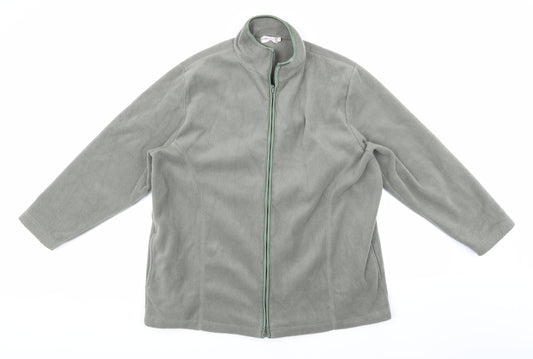 Bonmarché Womens Green  Fleece Jacket  Size L