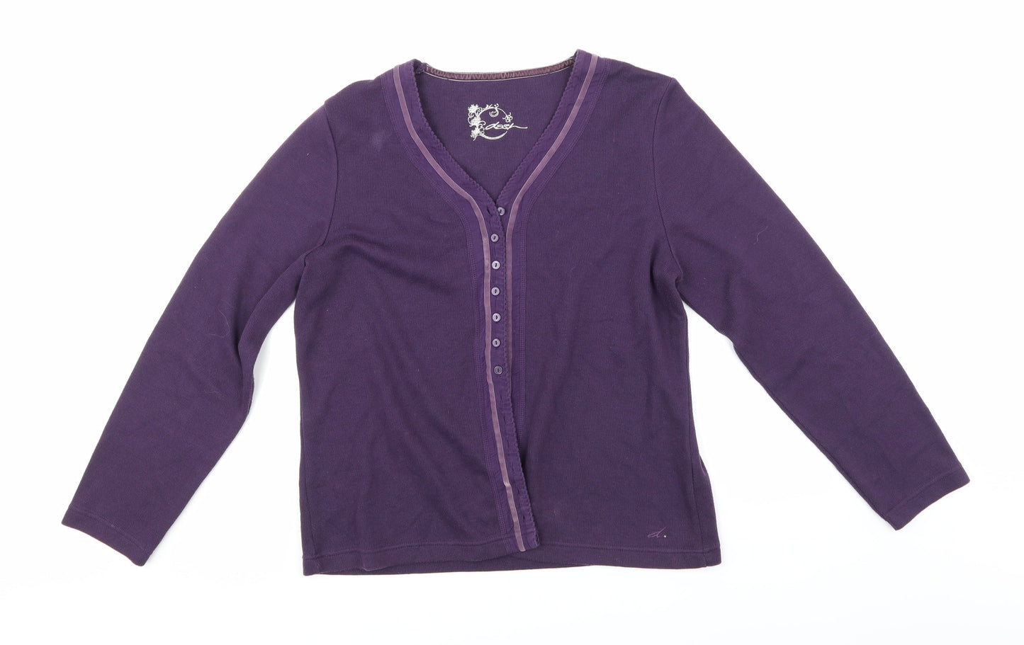 DASH Womens Purple   Cardigan Jumper Size 14