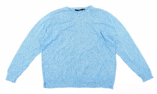isle Womens Blue  Knit Pullover Jumper Size XL