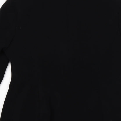 Brand and care label for Etam women’s black jacket blazer, size UK 10