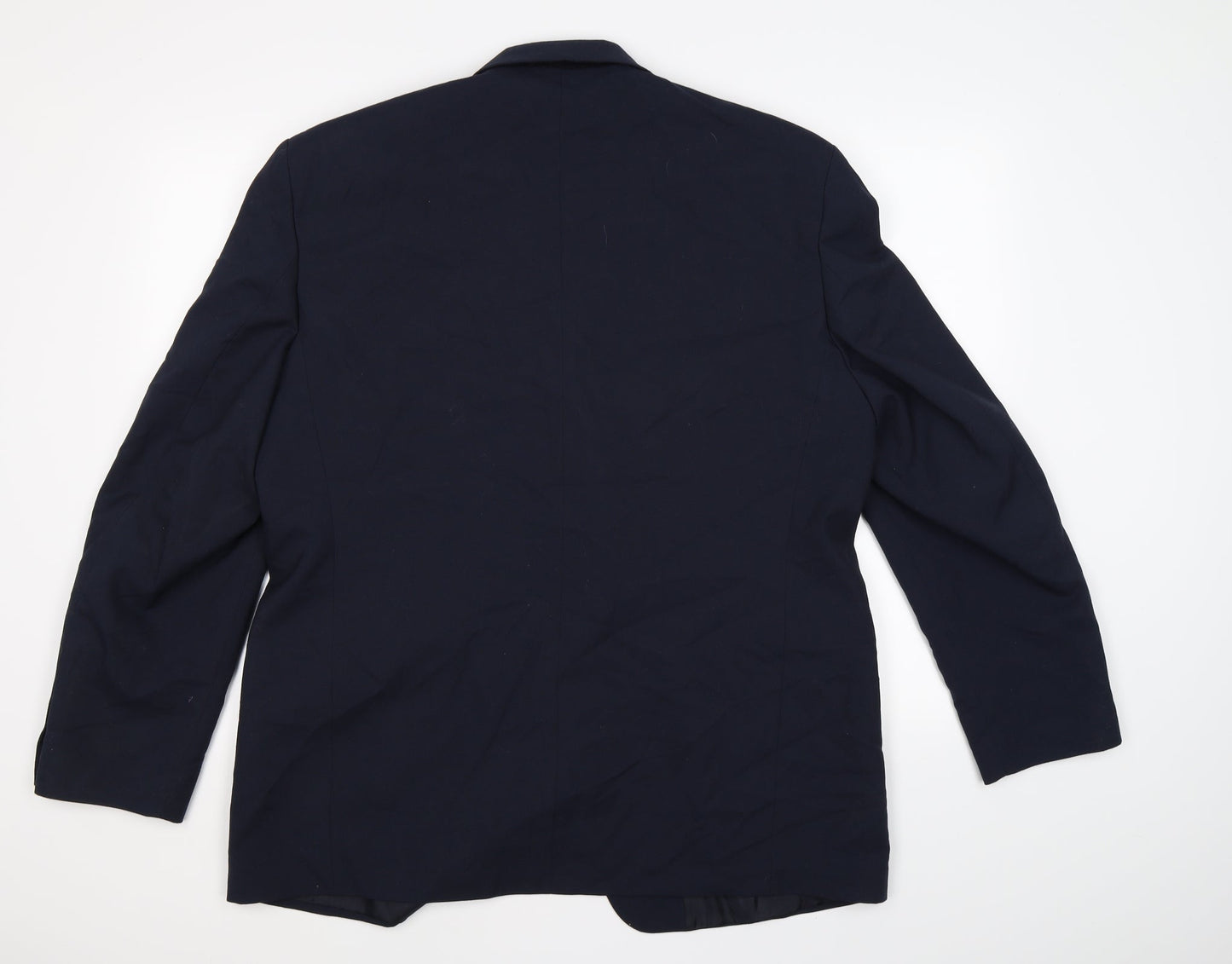 Essentials Mens Blue   Jacket Suit Jacket Size 44