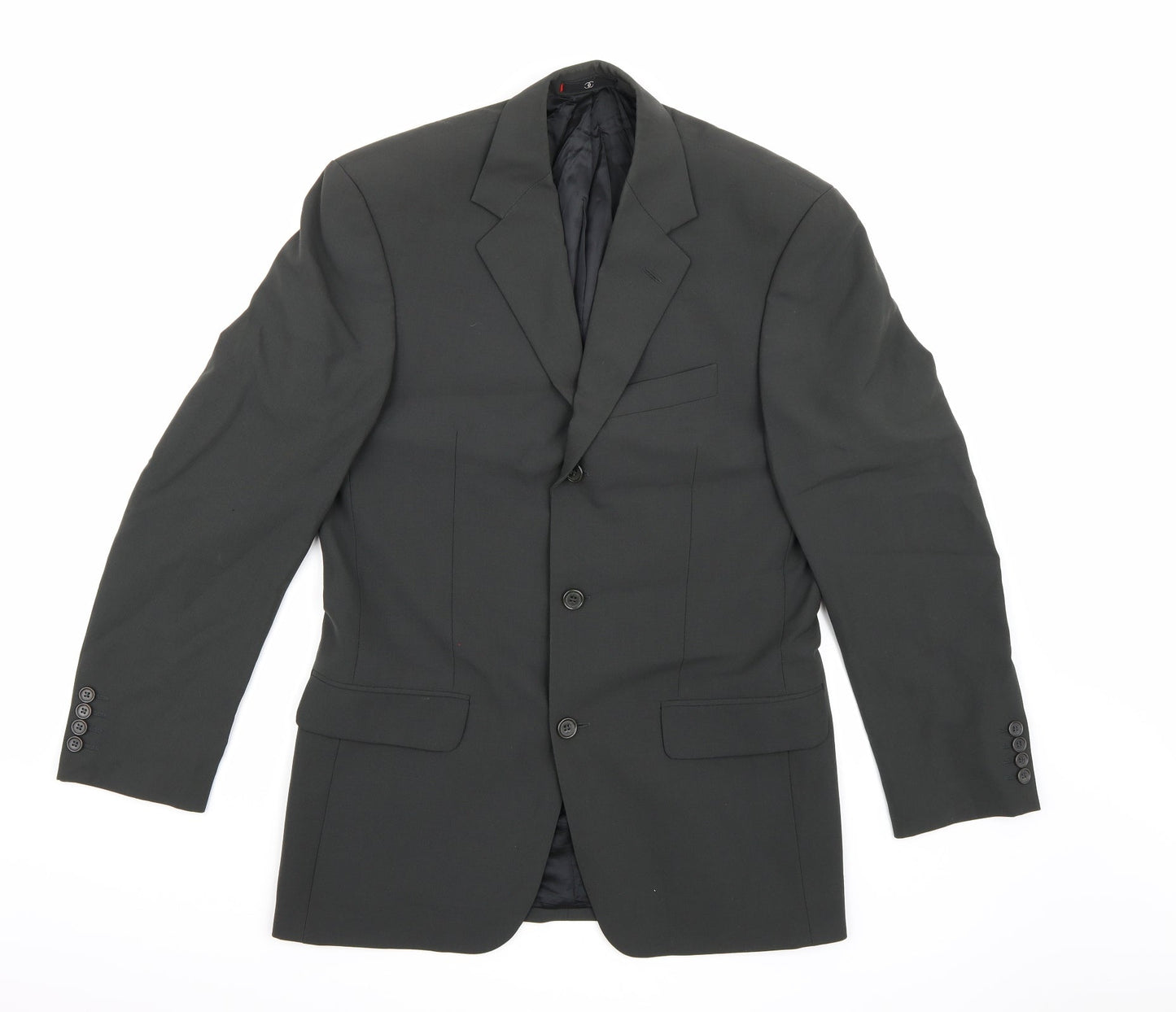 Ciro Citterio Mens Grey  Rayon Jacket Suit Jacket Size 36
