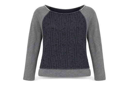 Gap Womens Multicoloured Geometric Jersey Pullover Sweatshirt Size S