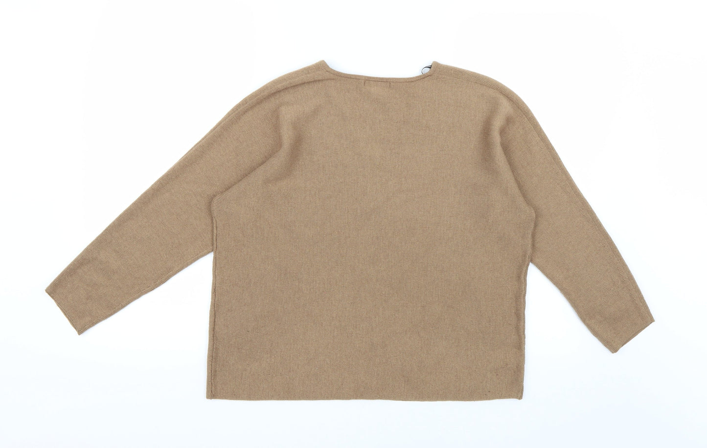 H&M Womens Brown  Knit Pullover Jumper Size S