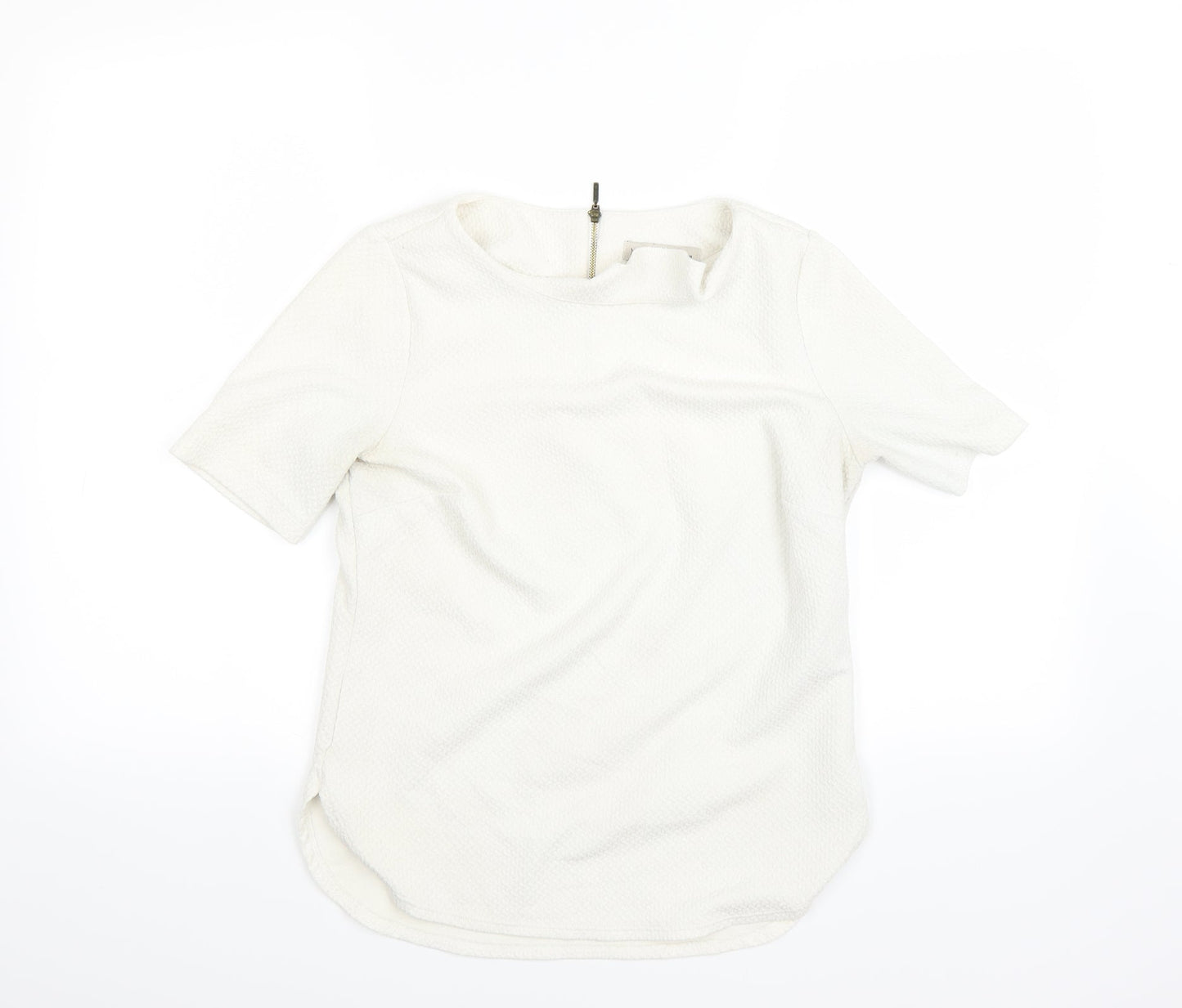 Marks and Spencer Womens Beige   Basic Polo Size 10