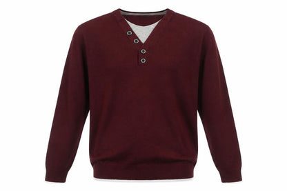 Front view of George men’s purple jumper, size S