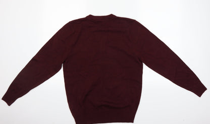Back view of George men’s purple jumper, size S