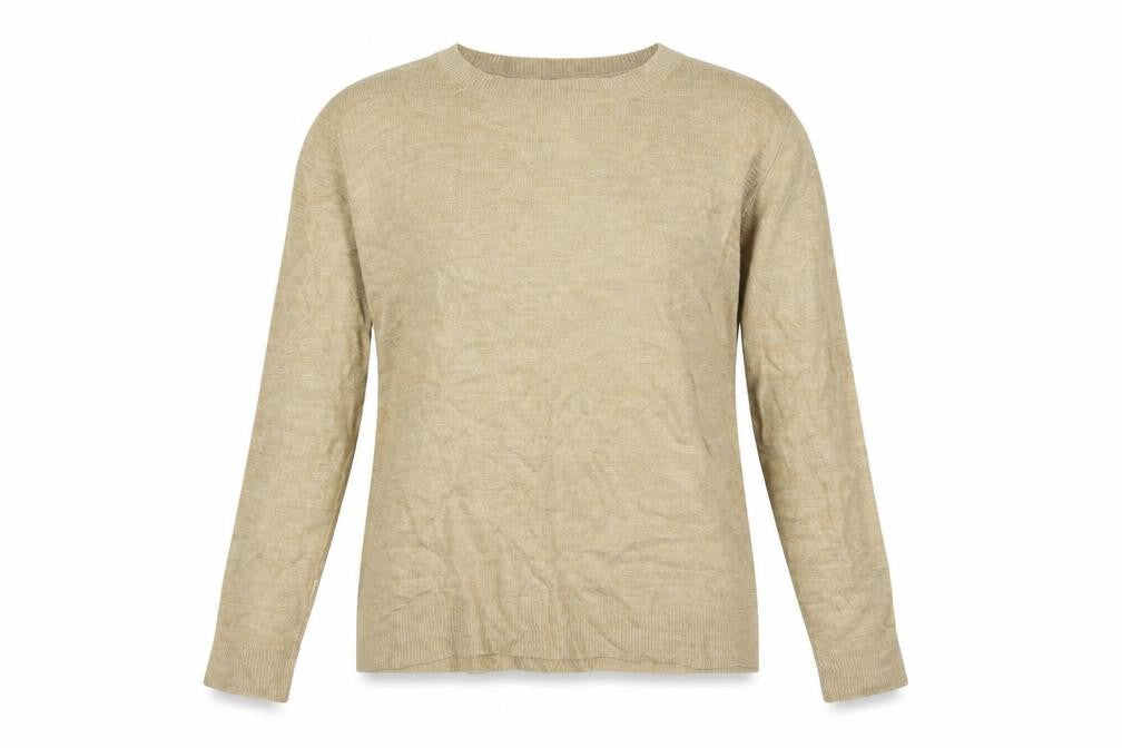 Marks & Spencer Womens Beige   Pullover Jumper Size 14