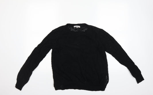 GREAT PLAINS Womens Black   Pullover Jumper Size S