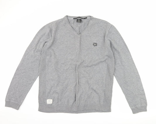 Holmes & Co Mens Grey   Pullover Jumper Size XL