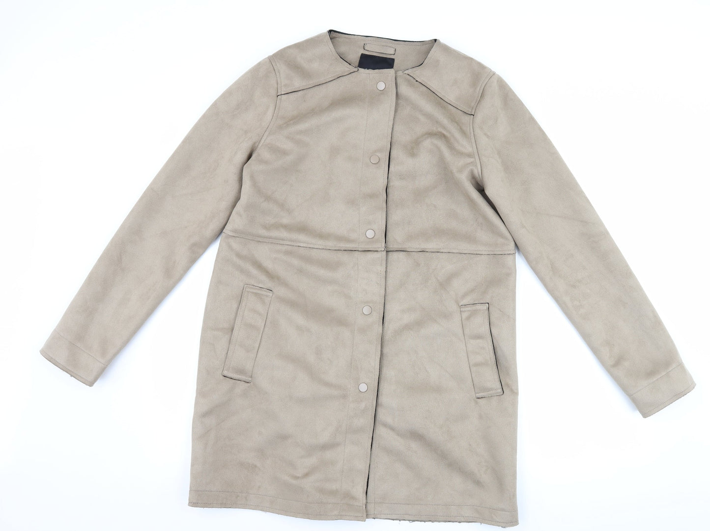 New Look Womens Brown   Overcoat Coat Size 12