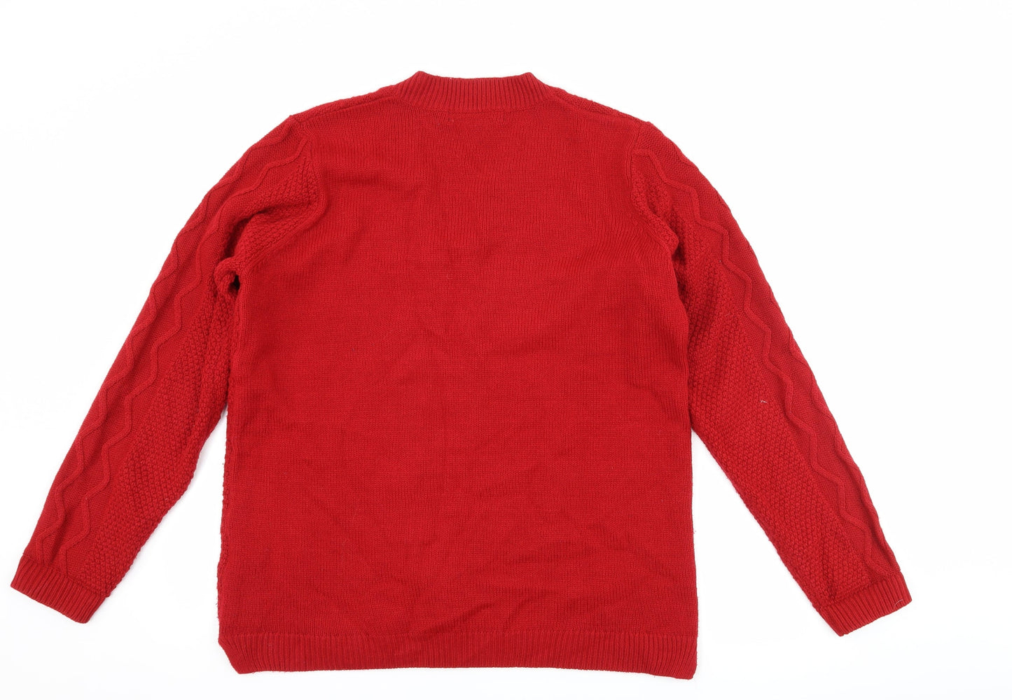 Isle Womens Red   Pullover Jumper Size M