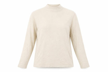 Front view of Sarah Hamilton women’s beige jumper, size L