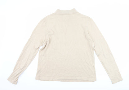 Back view of Sarah Hamilton women’s beige jumper, size L