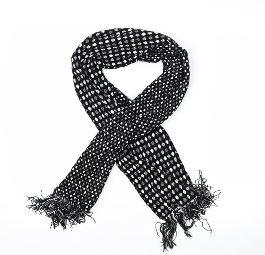 Marks and Spencer Womens Black Polka Dot   Scarf