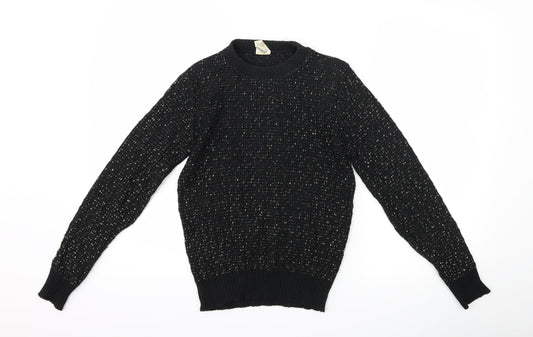 Preworn Womens Black   Pullover Jumper Size 10