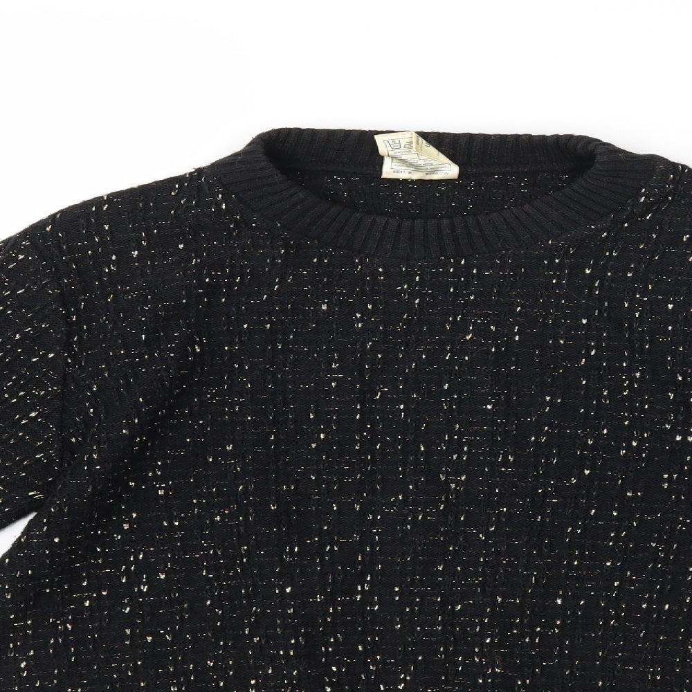 Preworn Womens Black   Pullover Jumper Size 10