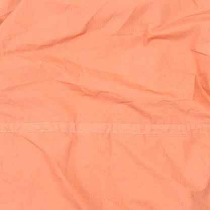 Brand and care label for nouveau women’s orange overcoat coat, size UK 10