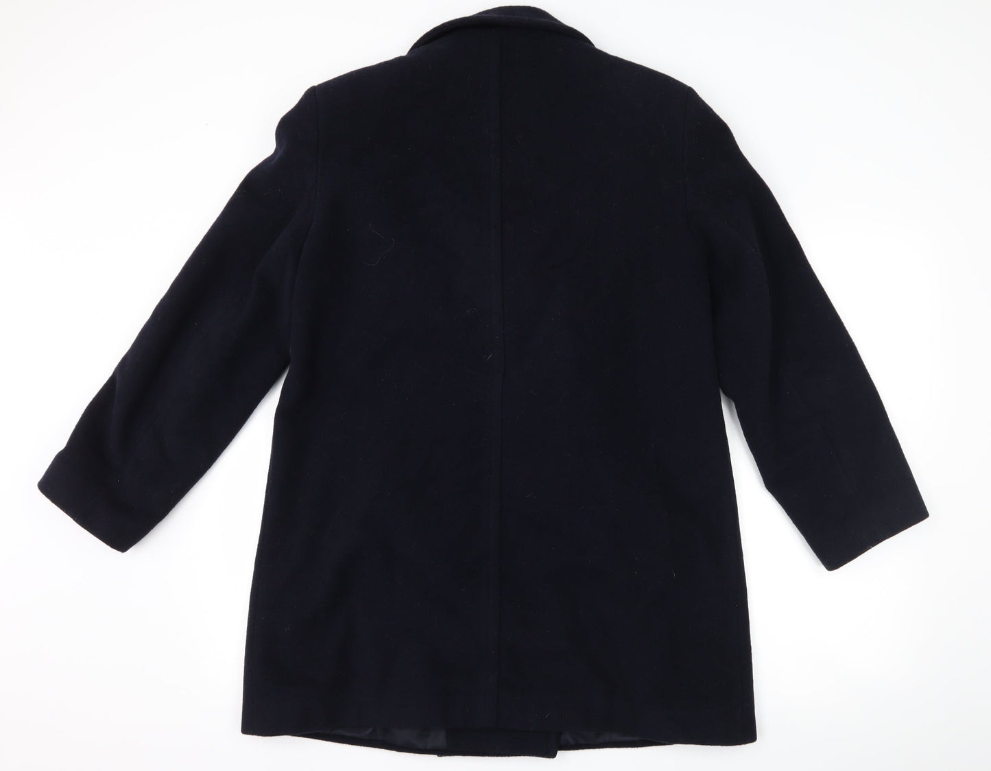St Bernard Womens Blue   Overcoat Coat Size 10