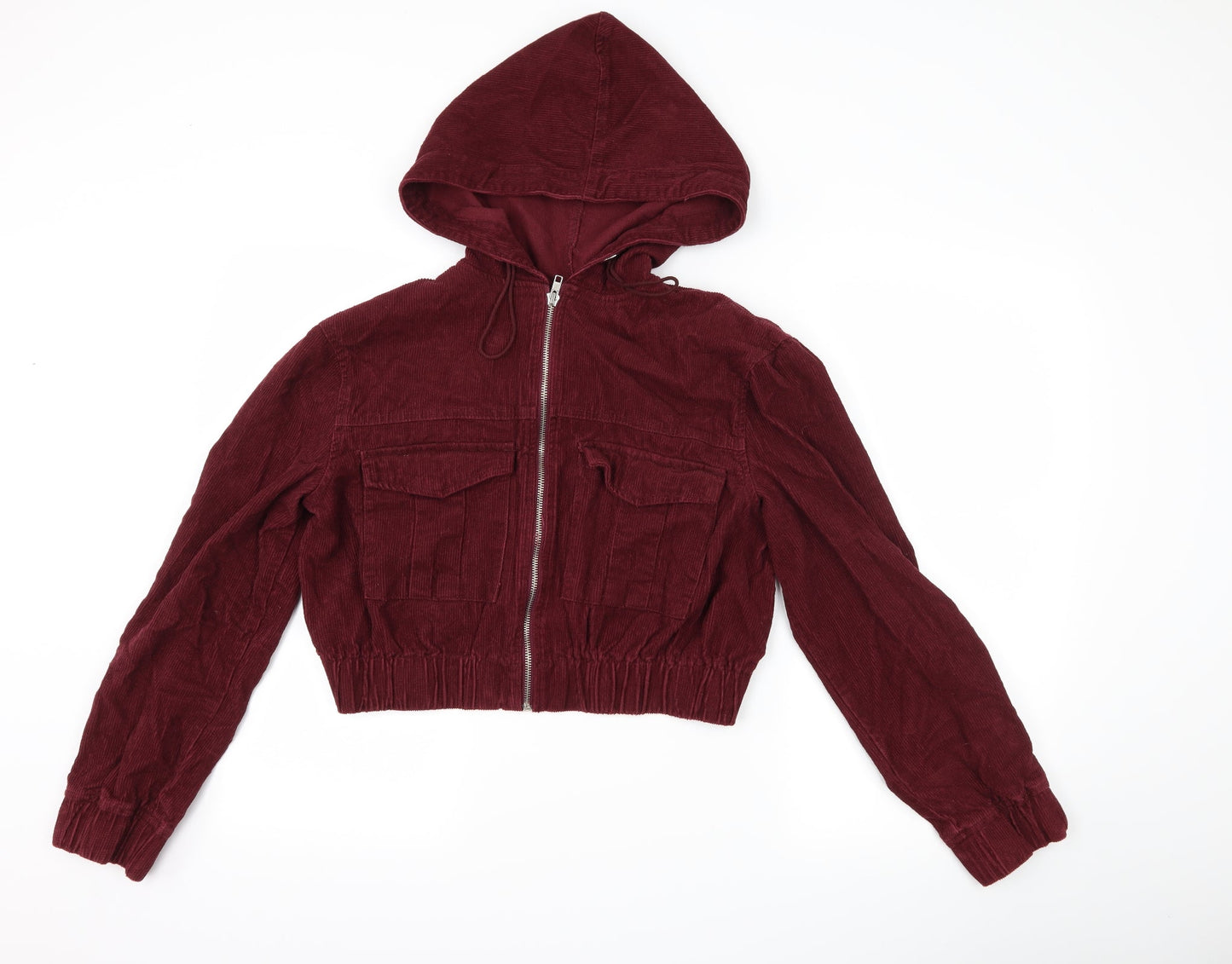 Boohoo Womens Purple  Corduroy Jacket  Size 10