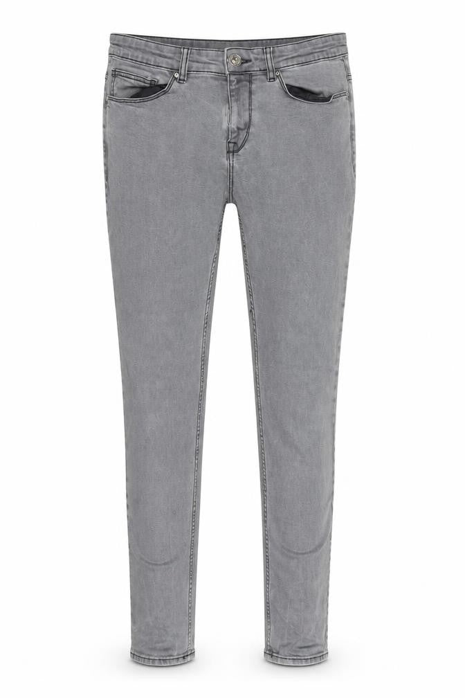 New Look Womens Grey   Straight Jeans Size 34 in L26 in