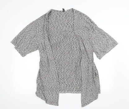 Additional front view of Divided women’s black cardigan jumper, size M