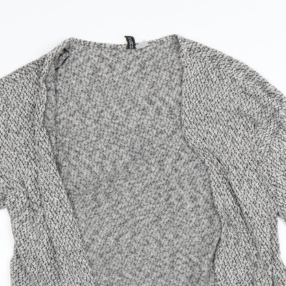 Close-up detail of Divided women’s black cardigan jumper, size M