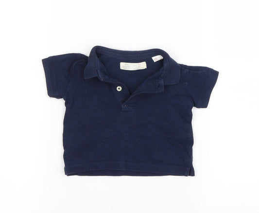 Zara Baby  Blue   Pullover Polo Size 3-6 Months