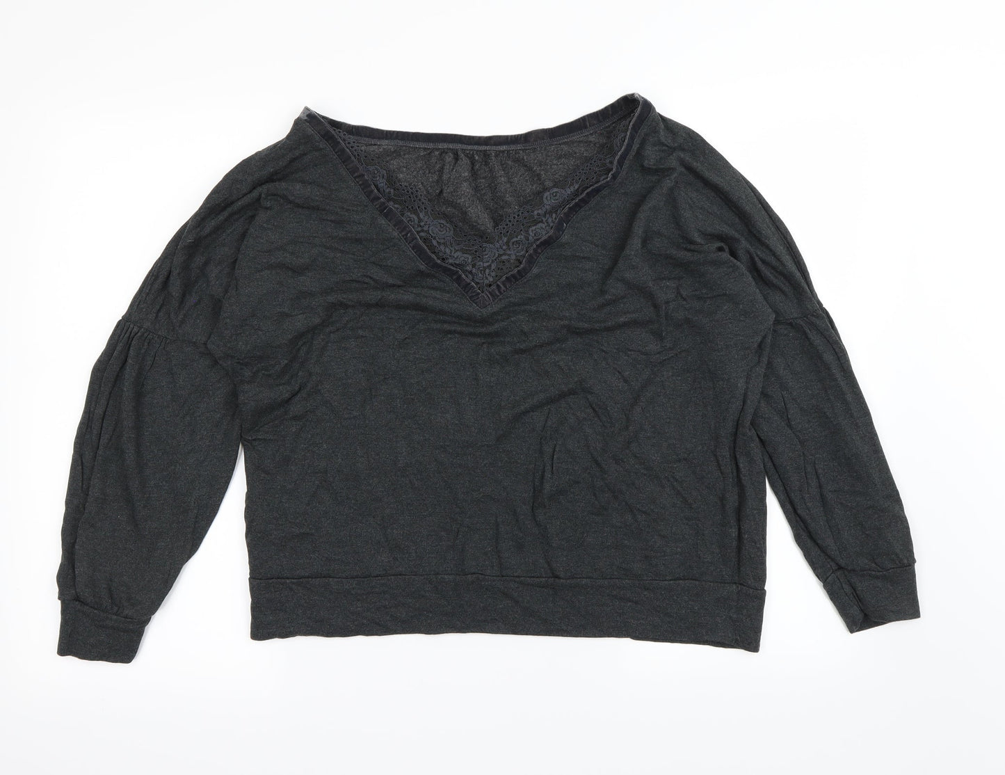 Autograph Womens Grey   Pullover Sweatshirt Size 12