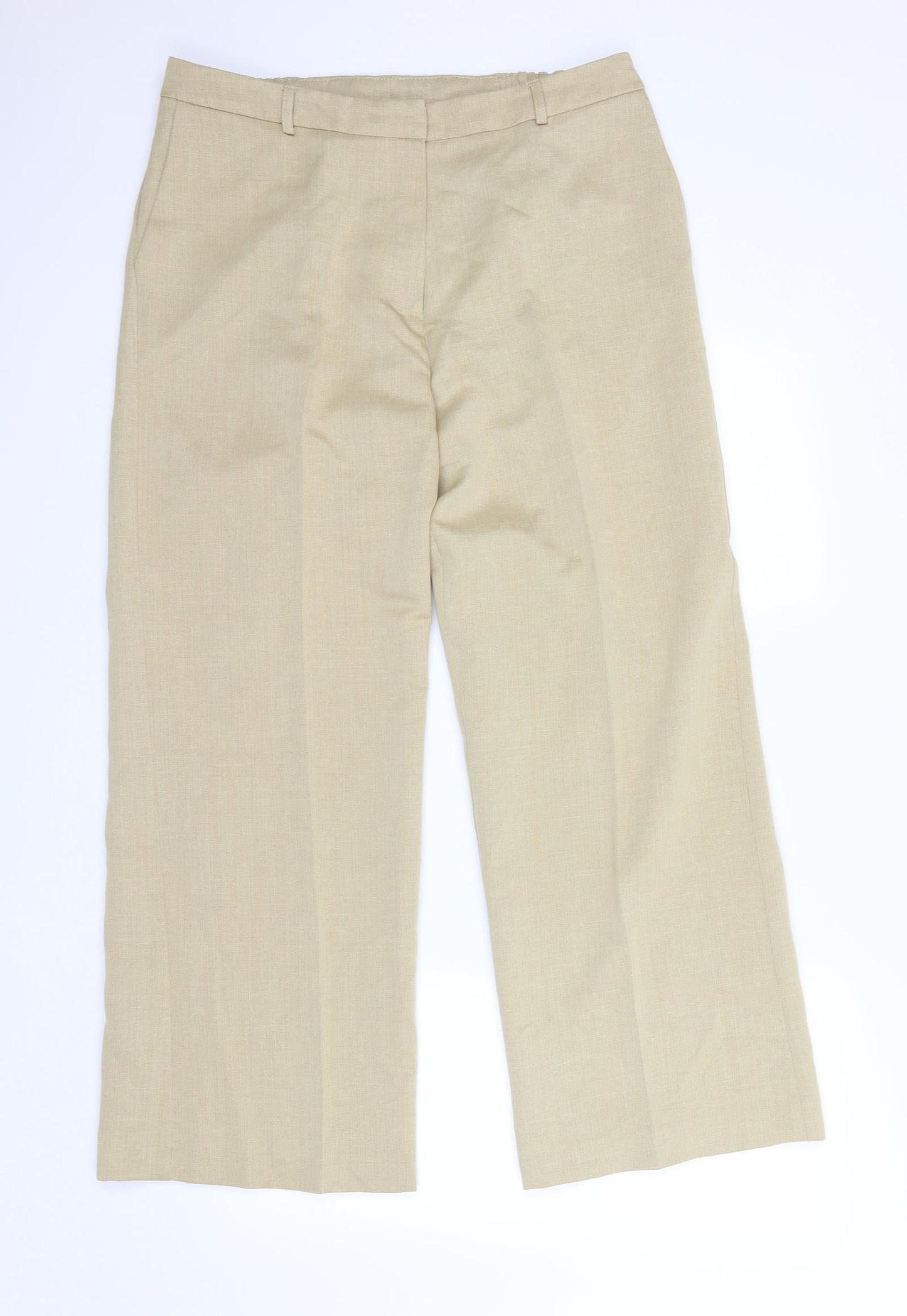 Special Collection Womens Beige   Dress Pants Trousers Size 14 L30 in