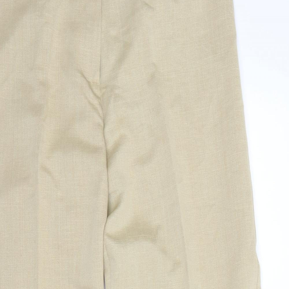 Special Collection Womens Beige   Dress Pants Trousers Size 14 L30 in