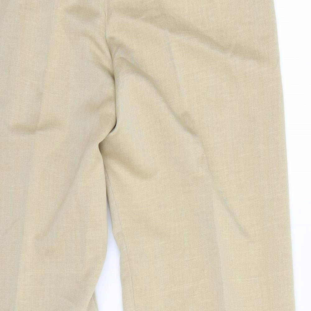 Special Collection Womens Beige   Dress Pants Trousers Size 14 L30 in