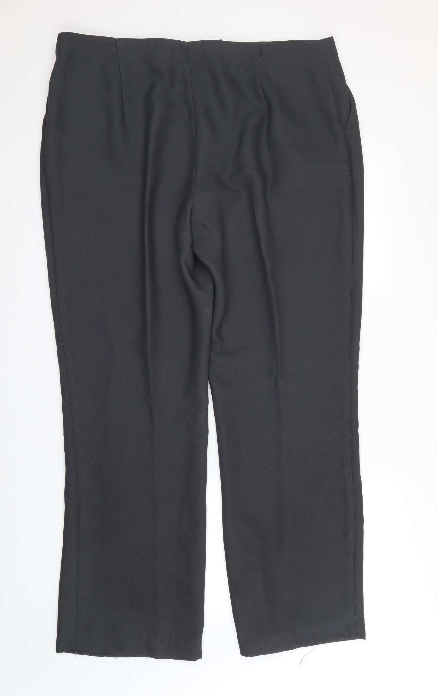 Klass Collection Womens Grey   Dress Pants Trousers Size 20 L28 in
