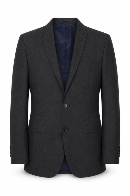 Front view of Next men’s grey jacket suit jacket, size M