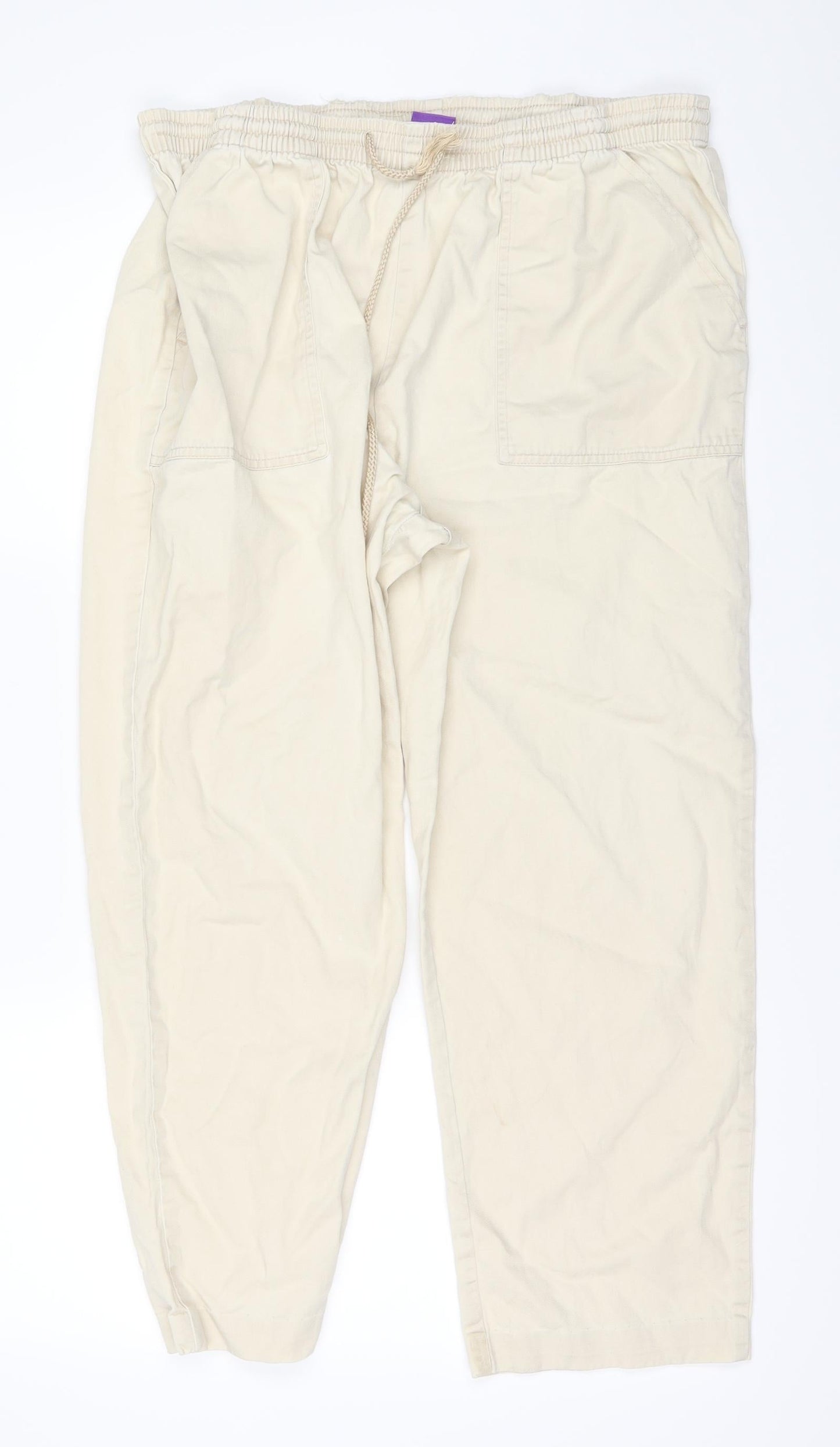 COLLECTION Womens Clear   Sweatpants Trousers Size L L23 in