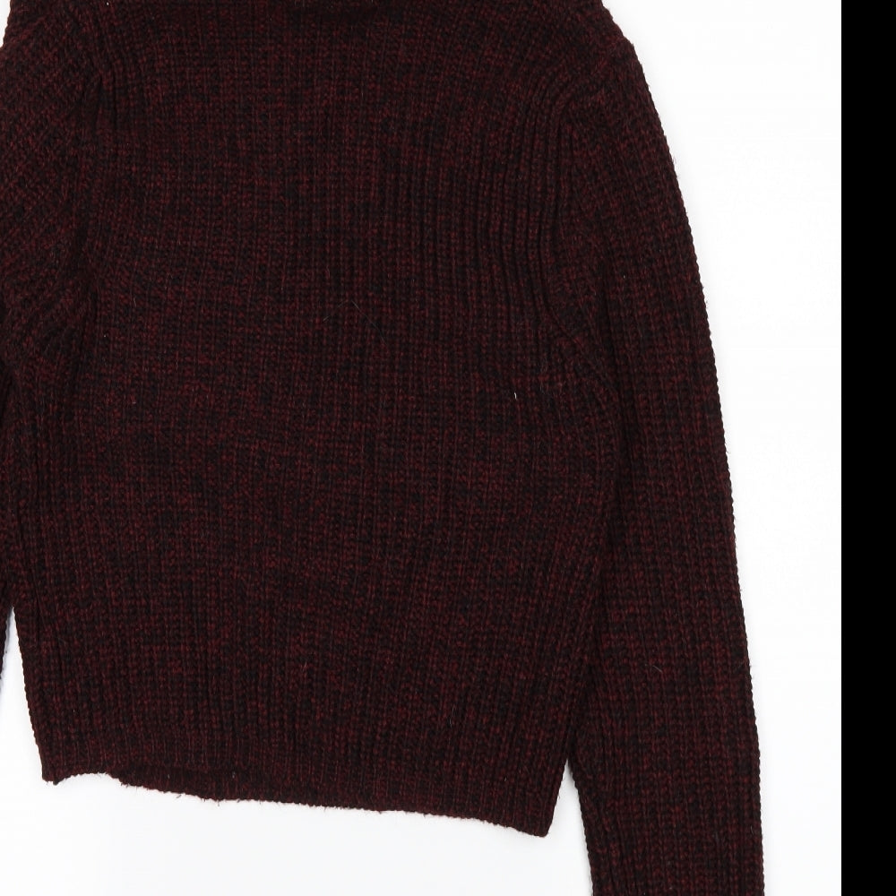 E-vie Womens Red   Cardigan Jumper Size 10